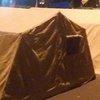 Столкновения под Верховной Радой: митингующие установили более 60 палаток (фото) 