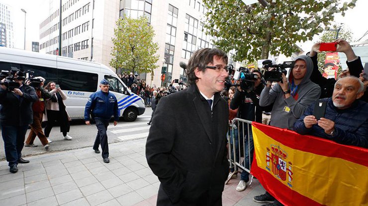 Пучдемон вызван в судебную палату Испании для дачи показаний