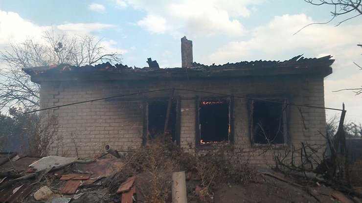 Боевики ОРДЛО на Донбассе применяют тактику «выжженной земли» Боевики ОРДЛО на Донбассе применяют тактику «выжженной земли»