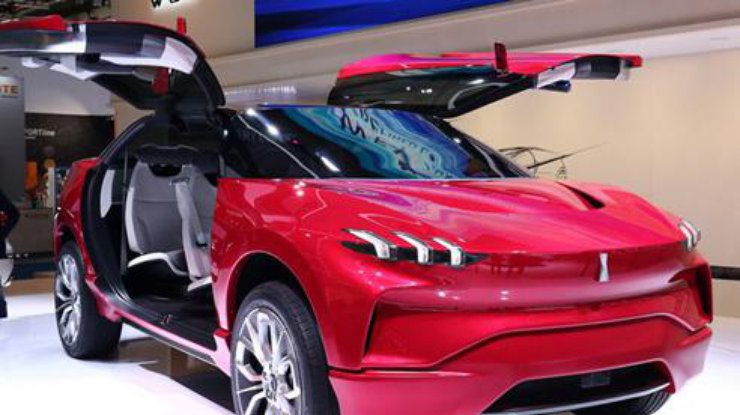Китайцы привезли во Франкфурт конкурента Tesla Model X