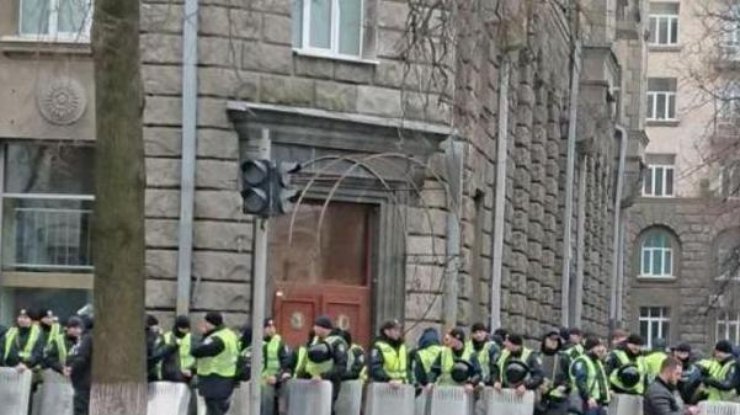 В центре Киева проходит акция националистов - СМИ | В мире | Политика