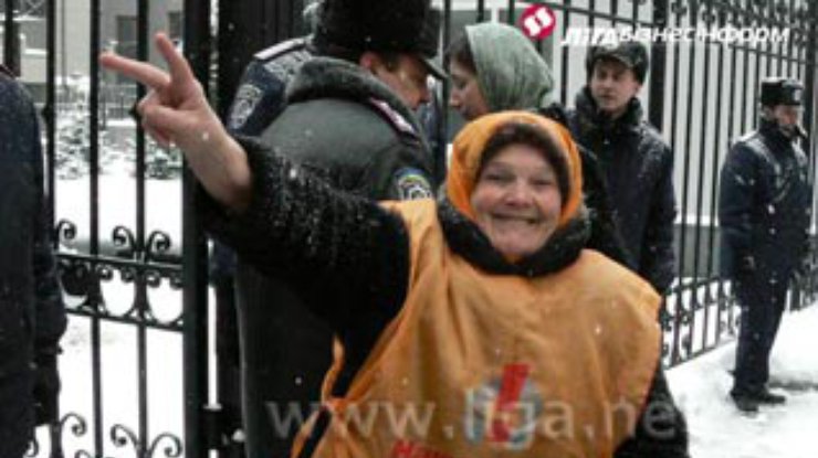 Баба Параска снова появилась в Киеве