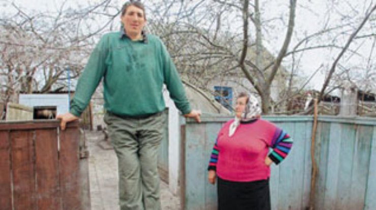 Украинец стал самым высоким человеком в мире
