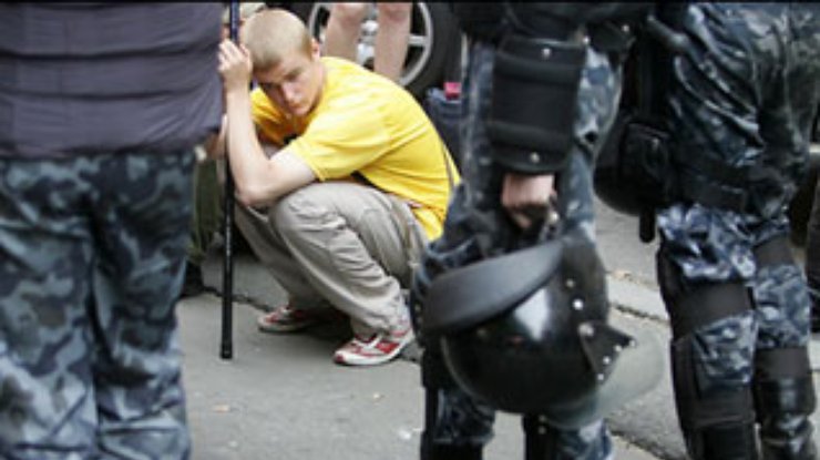 В Киеве после акции протеста задержаны 5 россиян