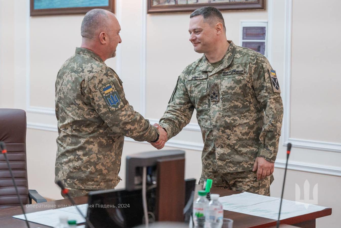 У вівторок, 16 квітня, бригадний генерал Геннадій Шаповалов став новим командувачем Оперативного командування "Південь"